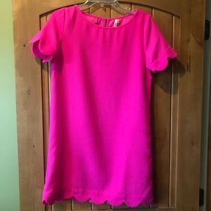 Scalloped Sheath Dress